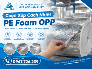 Cuộn Xốp Cách Nhiệt PE Foam OPP