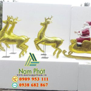 Xốp khối EPS làm mô hình Noel