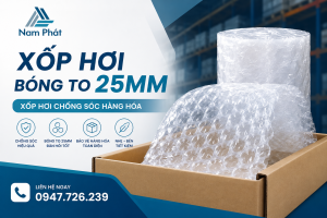 Xốp Hơi Bóng To 25mm – Xốp Hơi Chống Sốc Hàng Hóa