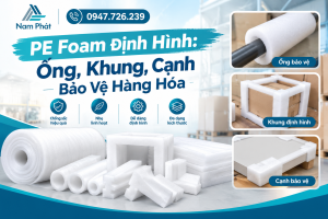 PE Foam Định Hình: Ống, Khung, Cạnh Bảo Vệ Hàng Hóa