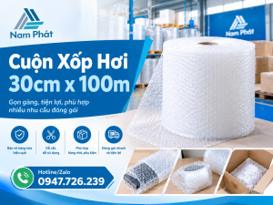 Cuộn Xốp Hơi 30cm x 100m