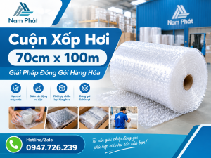 Cuộn Xốp Hơi 70cm x 100m